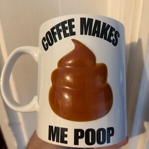 Just FUNKY “Coffee makes me Poop” mug